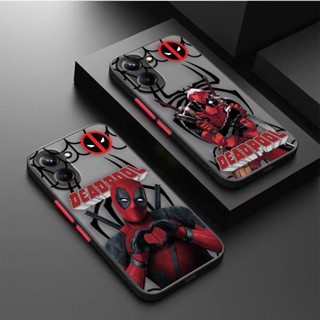 เคสโทรศัพท์มือถือ เนื้อแมตต์ ลาย Deadpool Marvel Mean Super Hero สําหรับ OPPO Realme 3 5 6 7 7I 8 8I 9 10 GT MASTER NEO2 X7 XT PRO 5G PLUS C33 C31 C30S C30