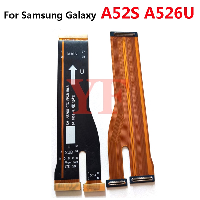 เมนบอร์ดเชื่อมต่อหน้าจอ LCD USB สําหรับ Samsung Galaxy A52S A52 A54 A34 5G A5260 A526B A528B A546 A346