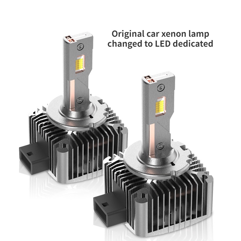 หลอดไฟหน้ารถยนต์ LED 24000Lm D1S D3S D2S D4S D5S D8S 1:1 สว่างมาก 2 ชิ้น
