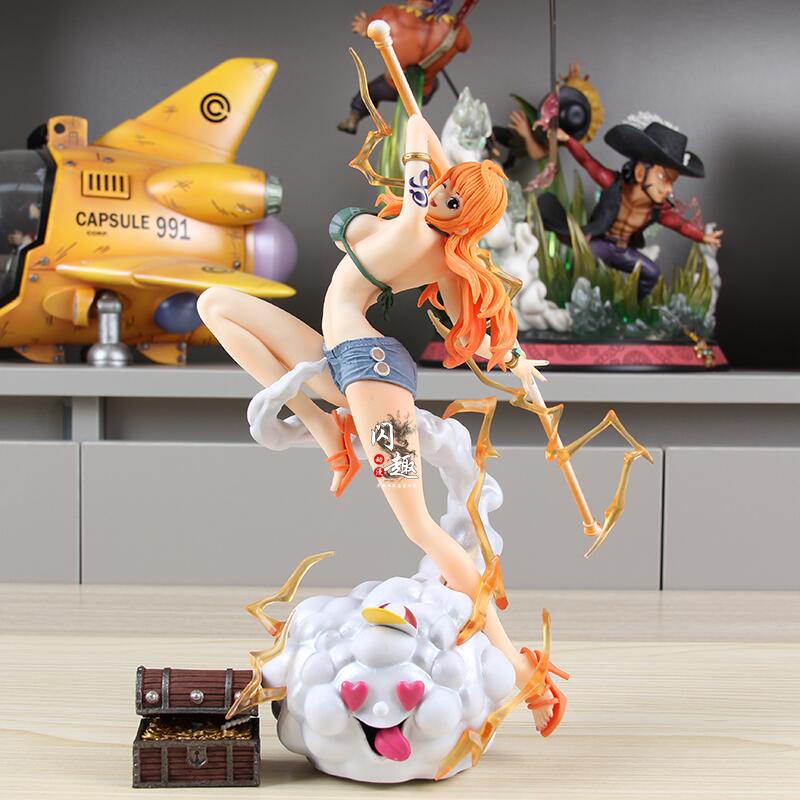 【READY STOCK】โมเดลฟิกเกอร์ One Piece Nami IU popmax Resonance Nami Figure Straw Hat Group gk สําหรับ