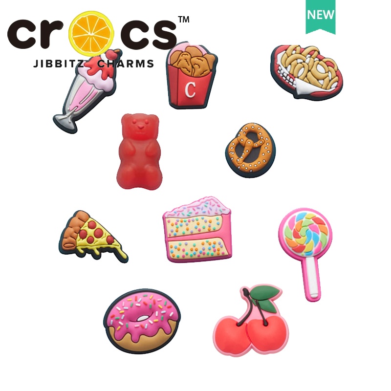 JIBBITZ cross charms ตัวติดรองเท้า Gourmetขนมหวาน ตัวติดรองเท้า cross