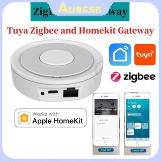 Tuya Zigbee Homekit Wired Hub ทำงานร่วมกับ Home App Intelligent Linkage Tuya Zigbee Gateway Alexa Google Home Siri Voice TECH3