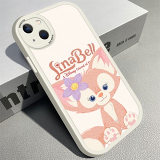 เคสไอโฟน iPhone 13 14 Pro Plus Max 13 Mini เคสโทรศัพท์มือถือ หนัง PU ซิลิโคนนิ่ม แบบบาง ลายการ์ตูนดิสนีย์ หลิงน่าเบลล์