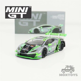 Mini GT 1:64 Huracan GT3 EVO #โมเดลรถยนต์ 39 2022 IMSA Road America 2nd Place Diecast ของเล่นสําหรับเด็ก