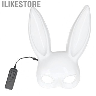 Ilikestore Half Face Rabbit    Powered Rabbit Masquerade  with Switch for Halloween