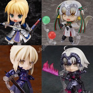 โมเดลฟิกเกอร์ Fate Grand Order Nendoroid 815 Santa Lily121 Saber 766 Joan of Arc 363 Saber Alter ของเล่นสําหรับเด็ก