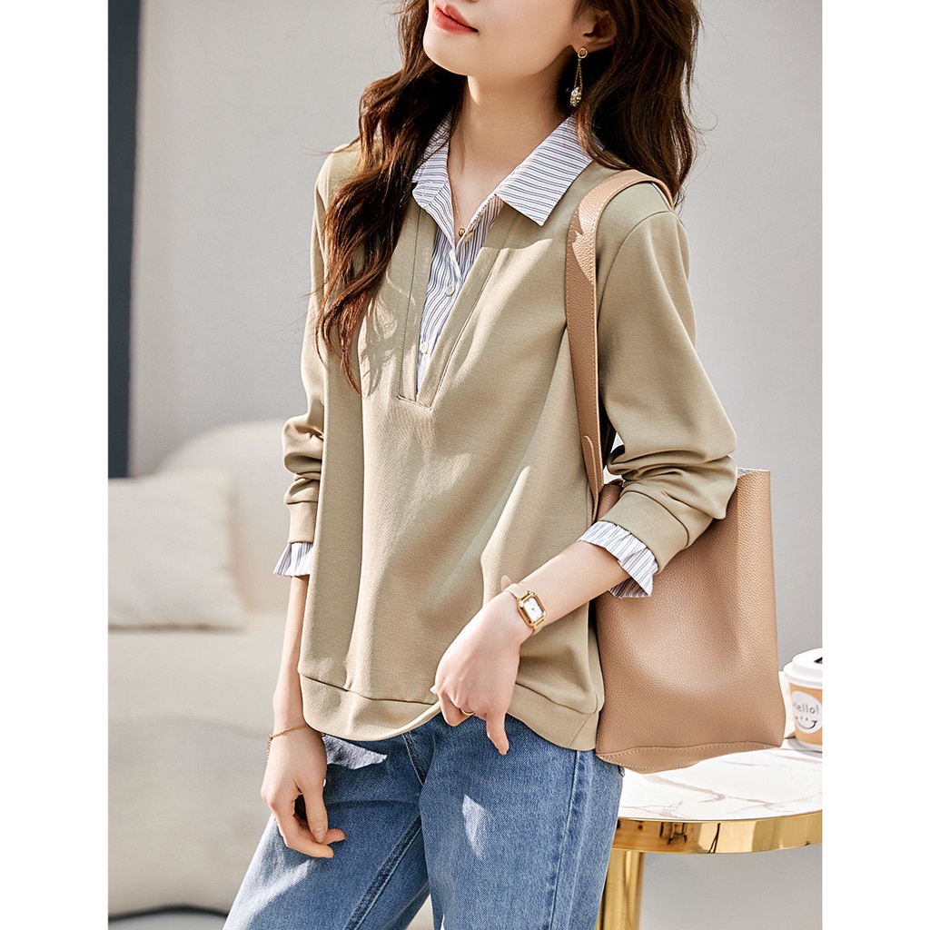 #เสื้อผ้าโพลีเอสเตอร์
#ทรงหลวมสไตล์เกาหลี
#เสื้อผ้าแนวการเดินทาง
#รายละเอียดงานเย็บลาย
#เสื้อสวมหัวแขนยาว
