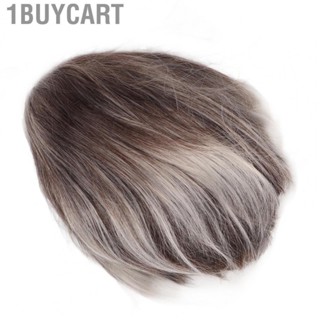 1buycart Men Short Wig  High Density Elegant Male Synthetic Full Wig Adjustable  for Daily