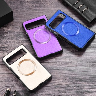 เคสโทรศัพท์มือถือ หนัง PU กันกระแทก สําหรับ Google Pixel Fold Case ELVEV