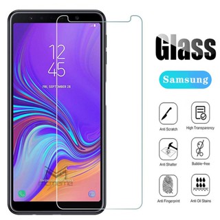 ฟิล์มกระจกนิรภัยกันรอยหน้าจอ แบบใส สําหรับ Samsung Galaxy S7 A6 A7 A8 A9 J8 J7 Core J6 J4 J2 Pro Plus Prime 2018 2017 ZNCV