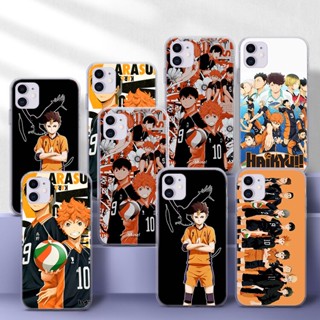 เคสโทรศัพท์มือถือแบบนิ่ม TPU ใส ลายอะนิเมะไฮคิว Hinata Attacks 227YPJ สําหรับ Samsung S10 S10E S20 Fe Lite S20 Ultra S21 Plus