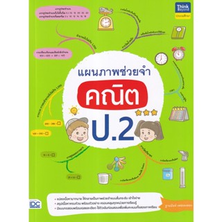 Bundanjai (หนังสือคู่มือเรียนสอบ) แผนภาพช่วยจำ คณิต ป.2