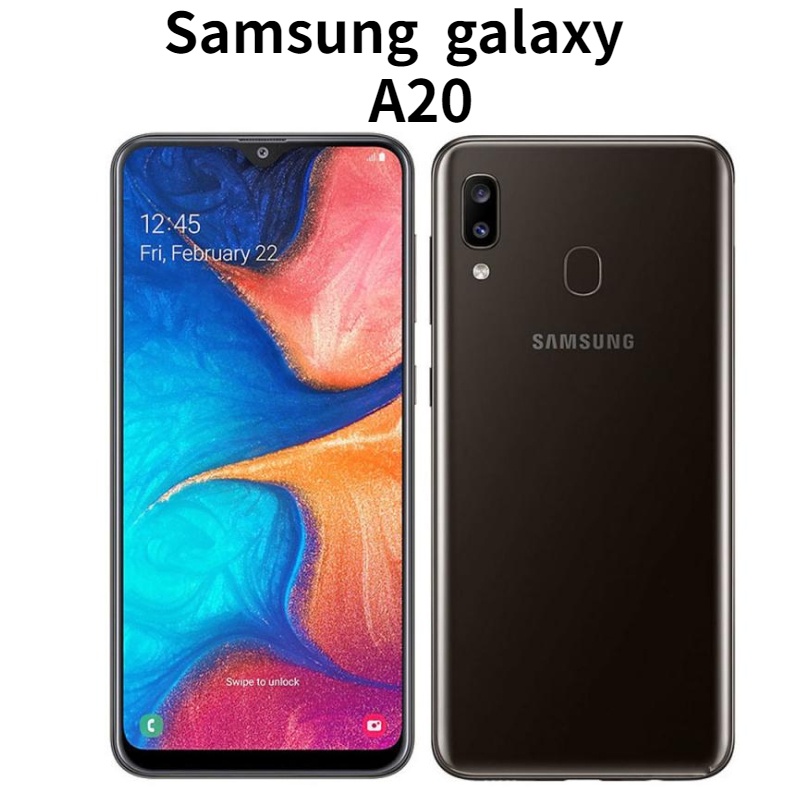 ของแท้ สมาร์ทโฟน Samsung Galaxy A20 Octa-core 6.4 นิ้ว ซิมเดี่ยว แรม 3GB รอม 32GB กล้อง 13MP สมาร์ทโฟน Android ปลดล็อกแล้ว