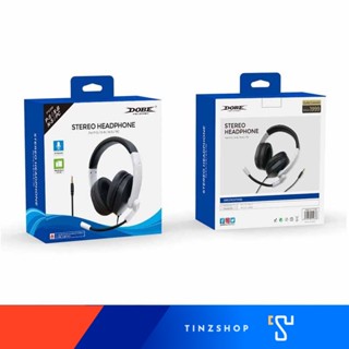 DOBE TY-1802 Stereo Headphone หูฟังเล่นเกม หัวเสียบ 3.5 mm. พร้อมไมโครโฟน/ สำหรับเครื่องเกม PS, PC, Nintendo Switch