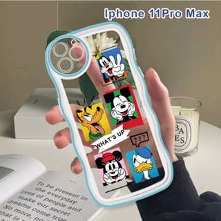 เคสไอโฟน iPhone 11 12 Pro Max 12 Mini เคสโทรศัพท์มือถือ แบบนิ่ม ป้องกันกล้อง ป้องกันกระแทก ลายมิกกี้เมาส์ แบบสร้างสรรค์