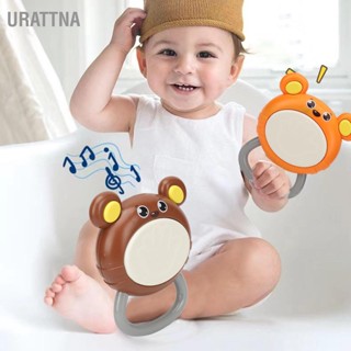 URATTNA Baby Rattle Musical Toy รูปแมวน่ารัก ไฟหลากสี การเรียนรู้เพื่อการศึกษา Light