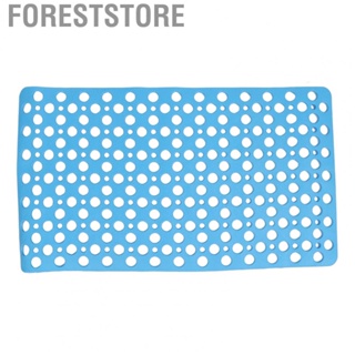 Foreststore Slip Bathtub Mats Convenient Drainage Suction Cups Design Blue Shower Mats