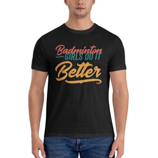 เสื้อยืด ลาย Do It Better Top สําหรับเด็กผู้หญิง เหมาะกับการเล่นแบดมินตัน