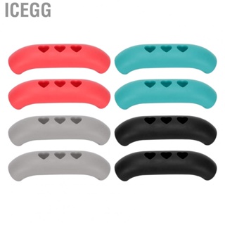 Icegg 2pcs Silicone Pot Grip Handle Sleeve Heat Resistant Prevent Scald Insulated Hot Handle Holder Cover Barber Accessories