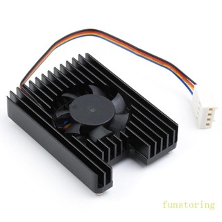 Fun พัดลมระบายความร้อนฮีทซิงค์ CM4 PWM 8000R 1 6W CM4-FAN-30 สําหรับคอมพิวเตอร์ Raspberry Pi 3 B