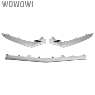 Wowowi 212 885 2674 Scratch Resistant Front Bumper Lower Trims Gloss Chrome  for Cars