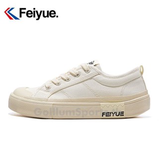 Feiyue รองเท้าผ้าใบลําลอง ส้นเตี้ย พื้นหนา เข้ากับทุกการแต่งกาย แฟชั่นฤดูใบไม้ร่วง สําหรับสตรี 2022 2410 EIWW