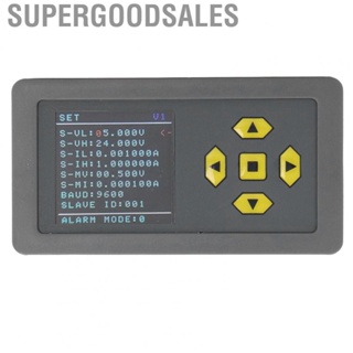 Supergoodsales Current Voltage Meter  High Accuracy 3A 30VDC Practical Multi Function Alarm Output 7-24V for Industrial