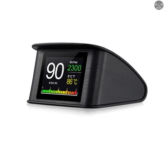 มีสินค้า เครื่องวัดความเร็วดิจิทัล OBDII หน้าจอ HUD 2.2 นิ้ว พร้อมหน้าจอ ระยะทาง เวลา และอื่น ๆ สําหรับรถยนต์