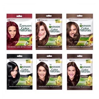 พร้อมส่ง  ครีมเปลี่ยนสีผม การ์นิเย่ คัลเลอร์ แนทเชอรัลส์ Garnier Color Naturals ขนาด 30 กรัม