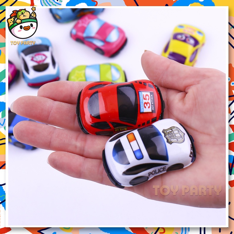 【 24ชม. คืน CarPull Back Mini Car Inertia Mini Car Model Mini Toy Kid Gift ของเล่นเด็กของขวัญวันเกิด