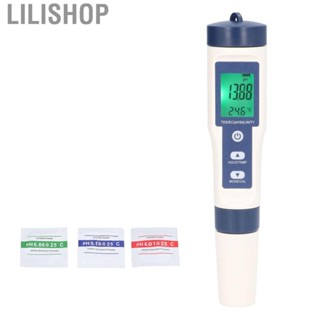 Lilishop Digital Water Quality Meter  5 in 1 Digital Water Tester Backlit  for Swimming Pools