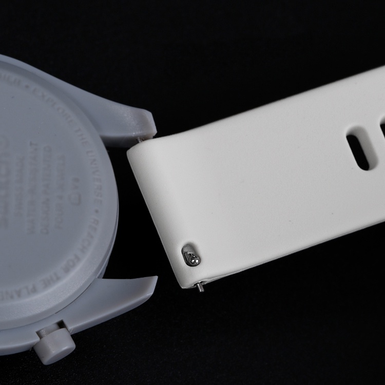 สายนาฬิกาข้อมือ ยางซิลิโคนนิ่ม กันน้ํา 20 มม. สําหรับ MoonSwatch Constellation Planet Watch Band - รูปที่ 3