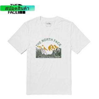 แผ่นดิน  UU street THE NORTH FACE M GRAPHIC S/S TEE-AP -TNF WHITE เสื้อยืด เสื้อยืดแขนสั้น เสื้อผ้าผู้ชาย ผ้าฝ้ายแท้