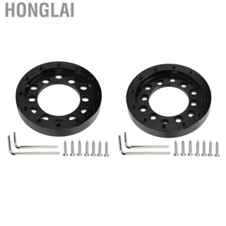 Honglai Steering Wheels Hub Adapter  CNC Machining Black High Strength Steering Wheel Adapter  Better Controlling  for Logitech G25 G27 G29 G920