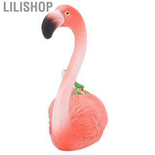 Lilishop Flamingo Statue Resin Material Decorative Effect  Statues for Christmas Gift for Desktop Decoration