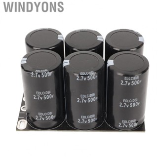 Windyons Farad Capacitor  2.7V500F Rectifier Capacitor Boost Power  for Automotive