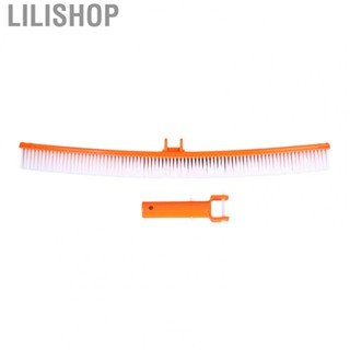 Lilishop Swimming Pool Brush 20in Elasticity Arc Shaped Clean Quickly Strong Sturdy US