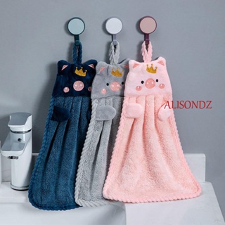 ALISONDZ Embroidery Hand Towel Korean Style Cartoon Hand Dry Towel Absorbent for Baby Bath Plush Household Handkerchief Supplies Quick-drying Microfiber/Multicolor