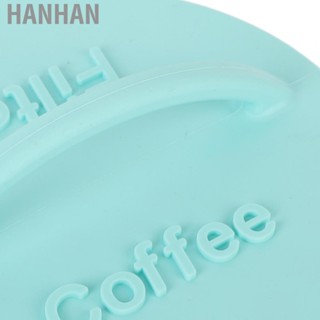 Hanhan Coffee Filter Storage Holder  Silicon Material Large  Round Shape Round Coffee Filter Dispenser Lid  for Home