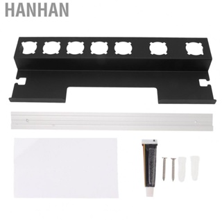 Hanhan Hair Dryer Rack  Easy Install Wall Mount Bracket Stand Storage Rack Precise Holes Space Saving Stable  for Bathroom