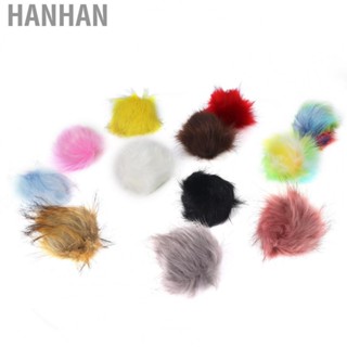 Hanhan UBEF Pom Pom Keychain DIY Pom Pom Good Color Fastness For Knitted Hats