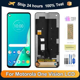 อะไหล่หน้าจอสัมผัส LCD 6.3 นิ้ว สําหรับ Motorola One Vision XT1970-1 XT1970-2