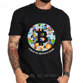 ขายดี เสื้อยืดแขนสั้น ผ้าฝ้าย 100% พิมพ์ลาย Bitcoin Litecoin Dash Zcash Ethereum Monero สําหรับผู้ชาย 321814