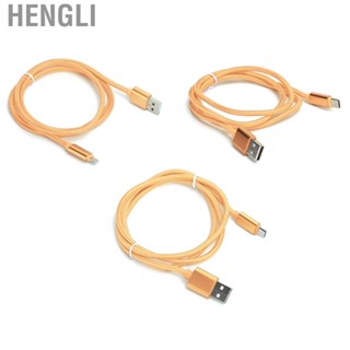 Hengli 1M Heavy Duty Braided USB  Charging Cable Data Sync  Cable Lead Gold