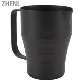 Zhenl Stainless Steel  Frother Cup Tapered Spout Thicken Coffee Latte Cup For Home Coffee Shop