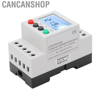 Cancanshop Undervoltage Protection Relay  LCD Screen Voltage Monitoring Relay  for Machine Tool