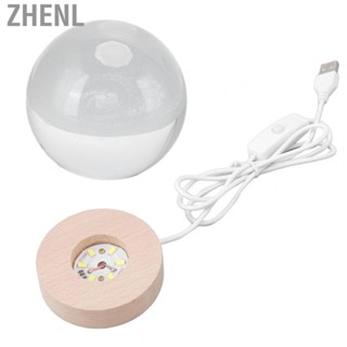 Zhenl Crystal Ball Night Light Wired 3D Crystal Ball for Home