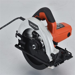 Orichi Machinery เลื่อยวงเดือนแบบพกพา 7 นิ้ว เลเซอร์วางตำแหน่งงานไม้ เลื่อยไฟฟ้า ปรับมุมได้ 220V