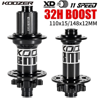 Koozer BM440 Boost 32H 32 รู 15x110 10x141 12x148 TA 5x141 มม. QR ฮับจักรยาน MTB HG XD MS 10s 11s 12s THRU E-Bike Parts Couple