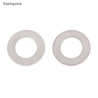 Flashquick ปะเก็นซีลท่อระบายน้ํามัน อลูมิเนียม 90430-12031 แบบเปลี่ยน สําหรับ Corolla Lexus Scion 10 ชิ้น# 9043012031 ดี